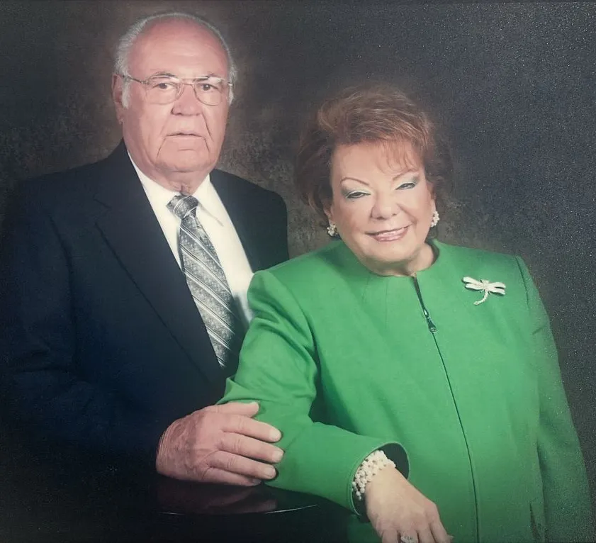 Florentino Cantú and Juana Alicia Fernández, founders of Los Ahijados