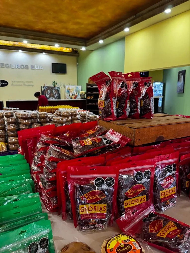 Glorias from Linares at the stop's sweets counter