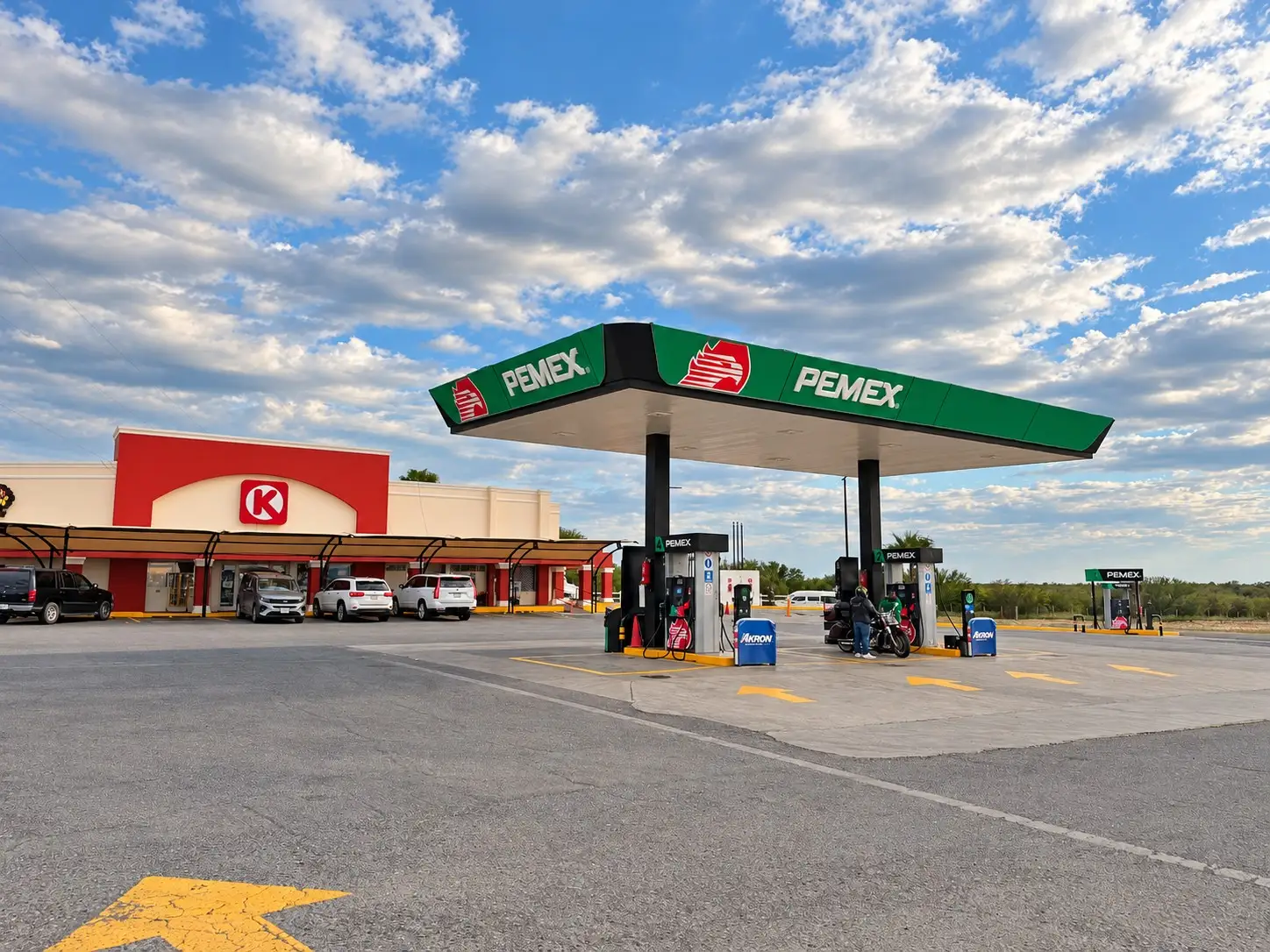 Gasolinera Pemex del parador Los Ahijados, km 98.5